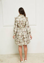 Load image into Gallery viewer, Leaves of Grass, New York Brickworth Liberty print silk dress