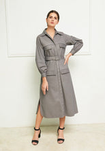 Load image into Gallery viewer, Leaves of Grass, New York Goodwood  utilitarian trench dress