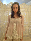 Theodora silk or chiffon blouse