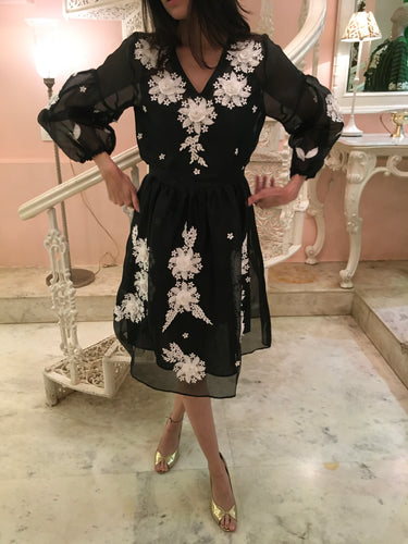 Portola Valley silk organza dress