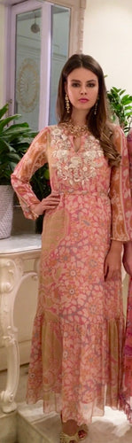 Petit champs silk chiffon maxi