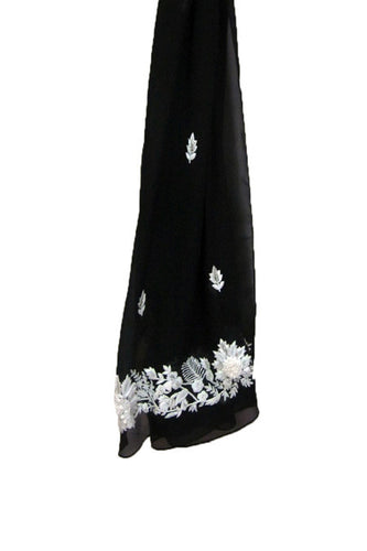 chiffon floral scarf