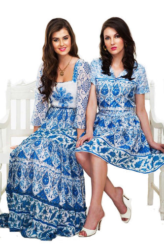 silk chiffon maxi dress