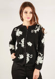 Leaves of Grass, New York Antoinette French lace cotton cardigan