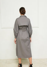 Load image into Gallery viewer, Leaves of Grass, New York Goodwood  utilitarian trench dress