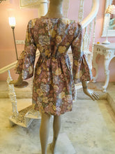 Load image into Gallery viewer, Leaves of Grass, New York Casmira printed silk dress