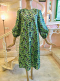 Leaves of Grass, New York Pembroke printed silk dress