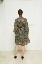 Load image into Gallery viewer, Folie  French lace silk chiffon dress