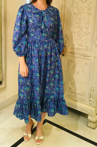 Leaves of Grass, New York Teburon silk dress