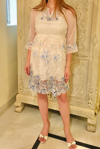 Leaves of Grass, New York Millefeuille dress
