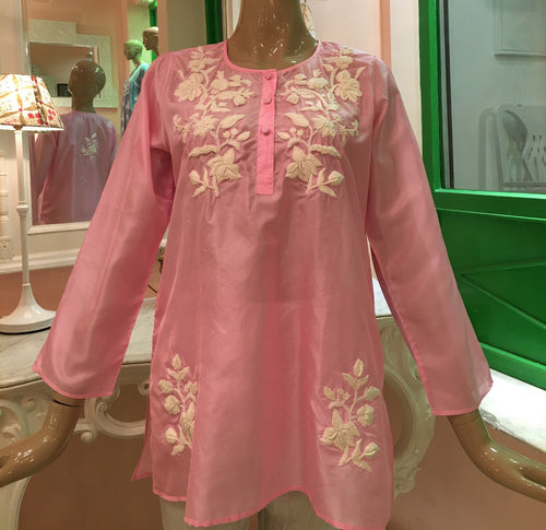 silk tunic