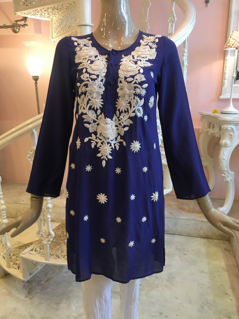 Leaves of Grass, New York Marbella silk chiffon dress