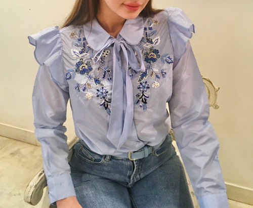 silk blouse