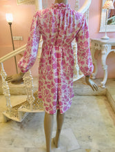 Load image into Gallery viewer, Leaves of Grass, New York Porto printed silk dress