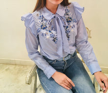 Load image into Gallery viewer, Leaves of Grass, New York Belle Fleur Blouse