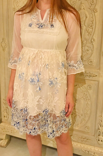 Leaves of Grass, New York Millefeuille dress