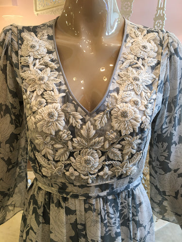 Leaves of Grass, New York San Gimignano maxi in silver