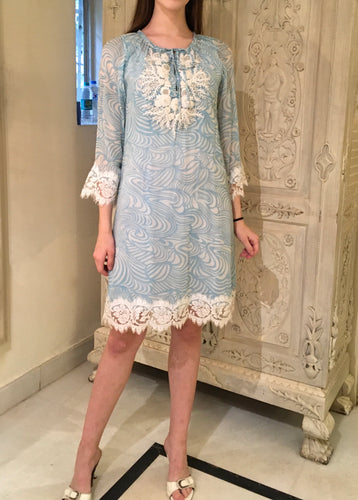 Leaves of Grass, New York Tova silk chiffon dress