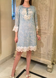 Leaves of Grass, New York Tova silk chiffon dress