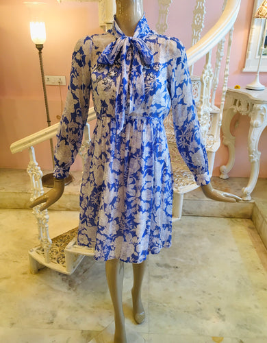 Calabria printed silk chiffon dress