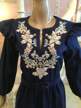 Load image into Gallery viewer, Leaves of Grass, New York Blithe dress