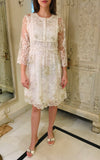 Leaves of Grass, New York Parisienne French lace dress
