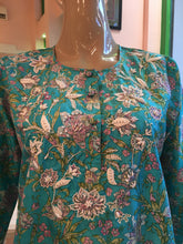 Load image into Gallery viewer, Leaves of Grass, New York Dryad printed silk tunic