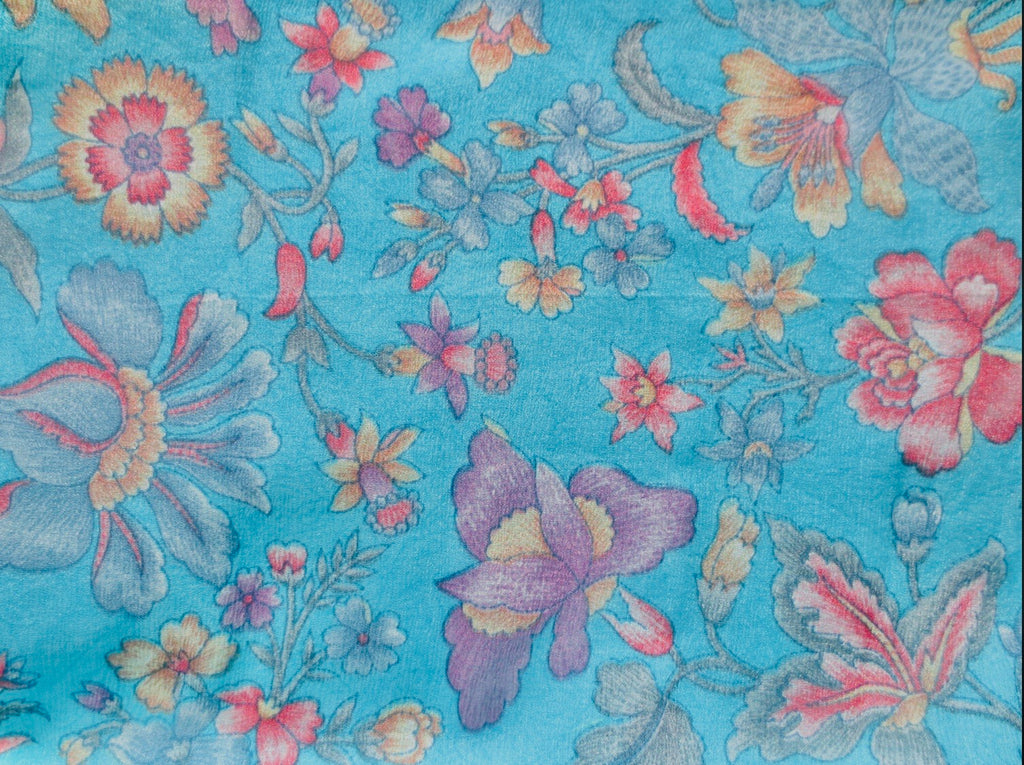 Leaves of Grass, New York Richmond Hill printed silk chiffon dress