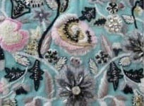 Leaves of Grass, New York Villa D'estee silk chiffon kaftan