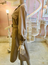 Load image into Gallery viewer, Leaves of Grass, New York Goodwood utilitarian trench dress in beige