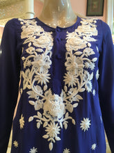 Load image into Gallery viewer, Leaves of Grass, New York Marbella silk chiffon dress