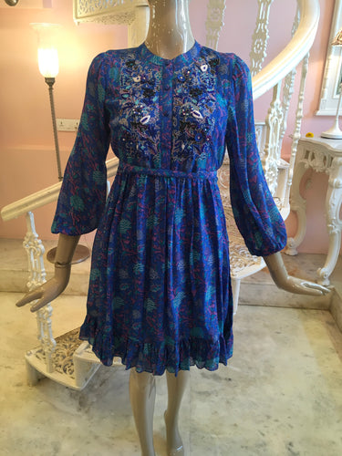  Baden silk chiffon dress