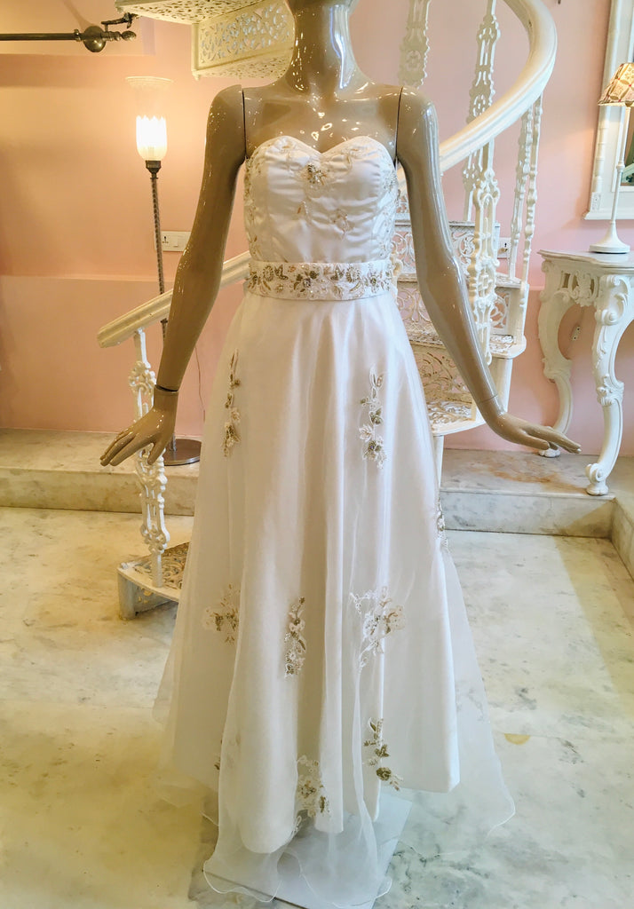 French lace bridal gown