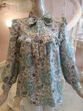 Load image into Gallery viewer, Leaves of Grass, New York Liberty print Brickworth Blouse