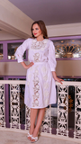 Leaves of Grass, New York Gstaad white lace skirt