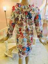 Load image into Gallery viewer, Leaves of Grass, New York Liberty print Bishop Court printed cotton dress