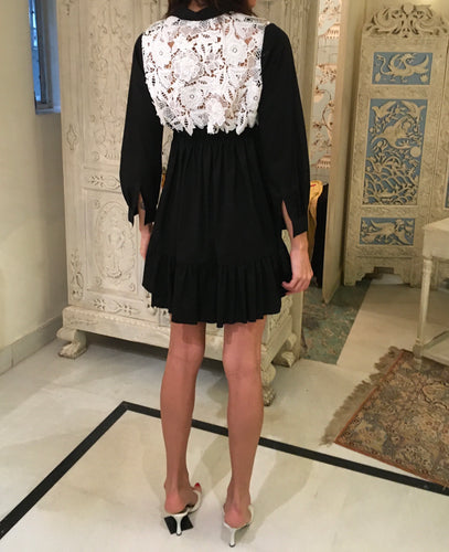 Leaves of Grass, New York Waverly lace dress