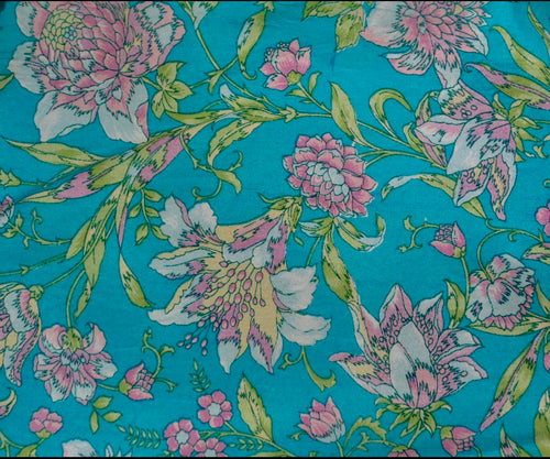 Leaves of Grass, New York Dryad printed silk dress