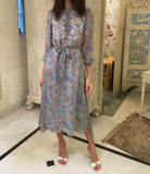 Leaves of Grass, New York Flaneur silk chiffon dress