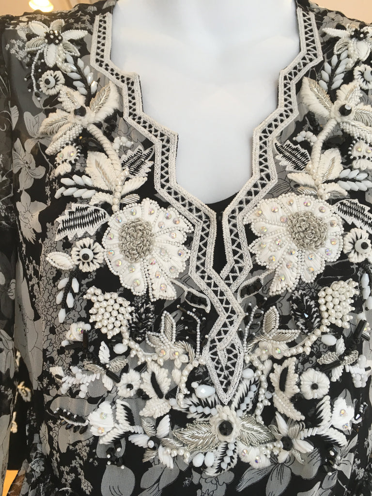 Fiorella silk chiffon dress-$470