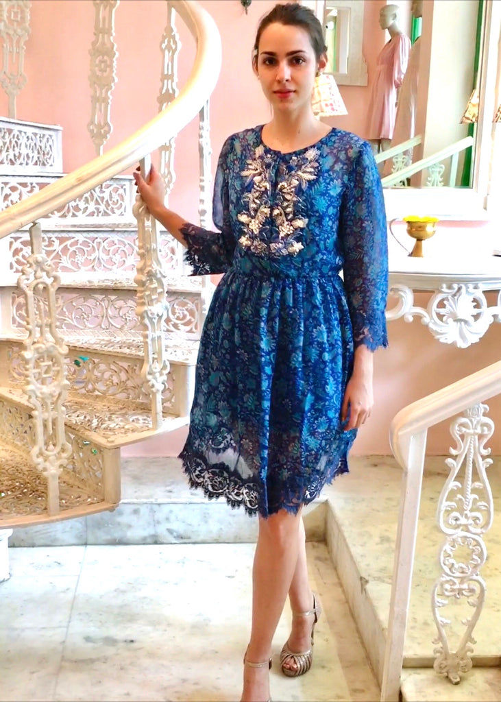 french chiffon dress Zoe Chiffon Dress