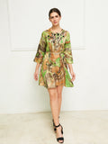 Leaves of Grass, New York Kyoto silk dress