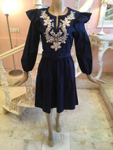 Load image into Gallery viewer, Leaves of Grass, New York Blithe dress