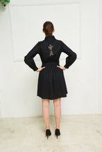 Load image into Gallery viewer, Leaves of Grass, New York Cagliari color blocked cotton dress