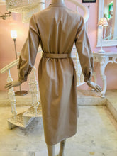 Load image into Gallery viewer, Leaves of Grass, New York Goodwood utilitarian trench dress in beige