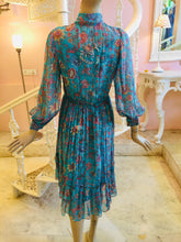 Load image into Gallery viewer, Leaves of Grass, New York Richmond Hill printed silk chiffon dress