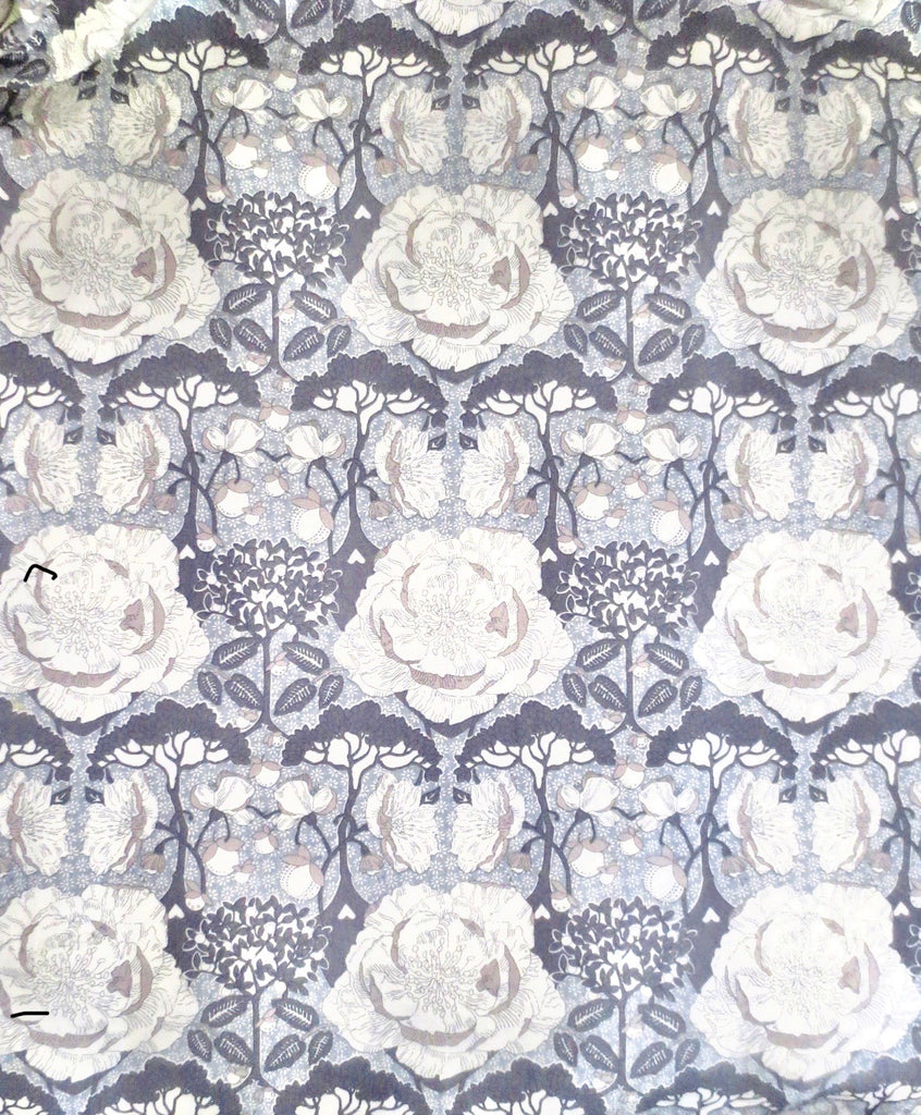 Leaves of Grass, New York Wiltshire Liberty print cotton dress