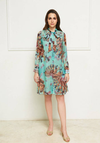 Italian chiffon dress