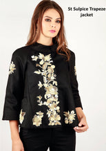 Load image into Gallery viewer, gold embroidery jacket for women