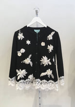 Load image into Gallery viewer, Theodora fine French lace,wool and cotton sweater